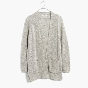 Madewell Marled Postscript Cardigan Sweater